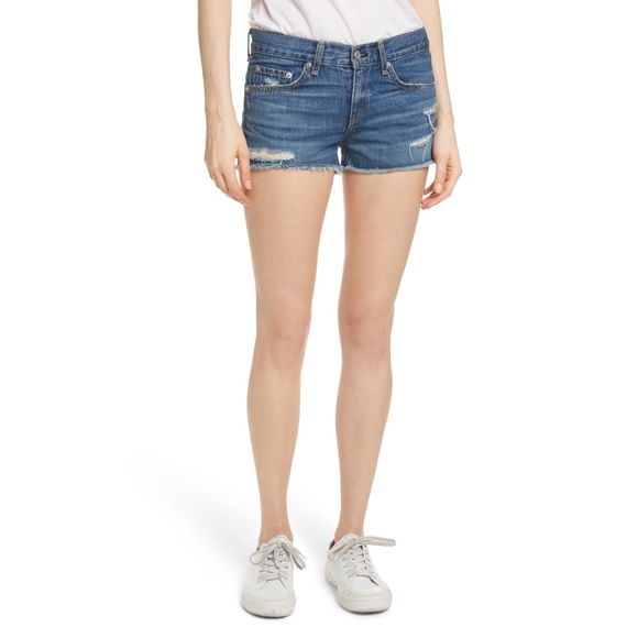 rag & bone Cutoff Denim Shorts (28) NWT - Picture 5 of 8